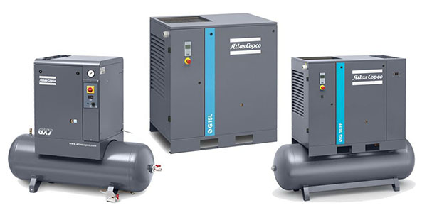 Винтовые компрессоры ATLAS COPCO серии G / Gx